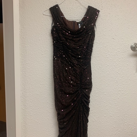 Tadashi Shoji Dresses & Skirts - Tadaishi shoji Cocktail dreas brown hotness